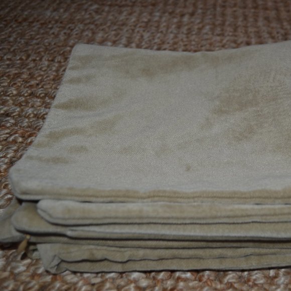Pottery Barn Other - 2 Pottery Barn Vintage Velour Velvet Light Green/Sage 20x20 Pillow Covers